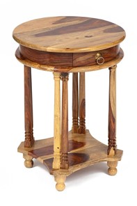 Столик кофейный Бомбей - 1149  палисандр, 45*45*60, натуральный (natural) арт.10049 в Улан-Удэ