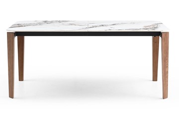 Керамический кухонный стол DT8843CW (180) белый мрамор  керамика в Улан-Удэ