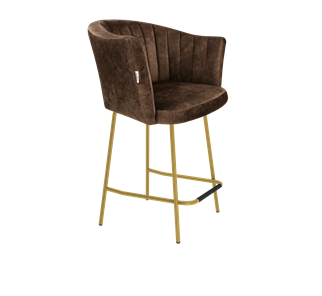 Полубарный стул SHT-ST42-1 / SHT-S29P-1 (кофейный трюфель/золото) в Улан-Удэ