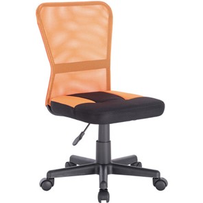 Офисное кресло Brabix Smart MG-313 (без подлокотников, комбинированное, черное/оранжевое) 531844 в Улан-Удэ