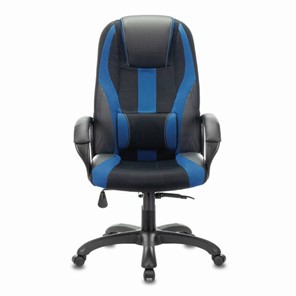 Компьютерное кресло Brabix Premium Rapid GM-102 (экокожа/ткань, черное/синее) 532106 в Улан-Удэ