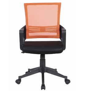 Кресло Brabix Balance MG-320 (с подлокотниками, комбинированное черное/оранжевое) 531832 в Улан-Удэ