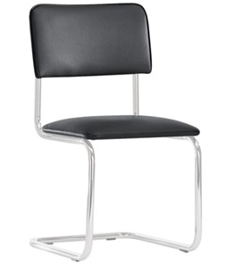 Офисный стул Sylwia chrome P100, кож/зам V4 в Улан-Удэ