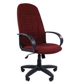 Офисное кресло CHAIRMAN 727 ткань ст., цвет бордо в Улан-Удэ