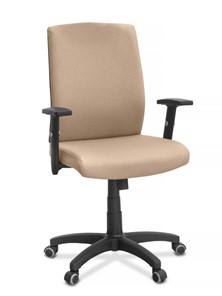 Кресло для руководителя Alfa A/MK/1D, ткань Bahama / бежевая в Улан-Удэ