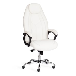 Офисное кресло BOSS Lux, кож/зам, белый, арт.21152 в Улан-Удэ