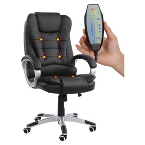 Офисное кресло BRABIX "Comfort MS-003", 6 массажных модулей, экокожа, черное, 532521 в Улан-Удэ