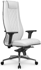 Кресло офисное МЕТТА L 1m 50M/2D Infinity Easy Clean мультиблок, нижняя часть 17839 белый в Улан-Удэ
