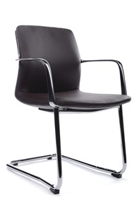 Кресло для офиса Plaza-SF (FK004-С11), темно-коричневый в Улан-Удэ