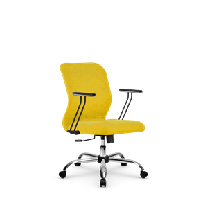 Кресло офисное SU-Mr-4/подл.110/осн.003 желтый в Улан-Удэ