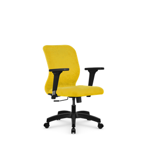 Кресло компьютерное SU-Mr-4/подл.200/осн.001 желтый в Улан-Удэ