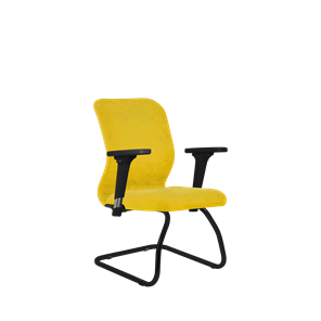 Кресло компьютерное SU-Mr-4/подл.200/осн.008 желтый в Улан-Удэ