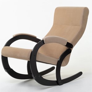 Кресло-качалка в гостиную Корсика, ткань Amigo Beige 34-Т-AB в Улан-Удэ