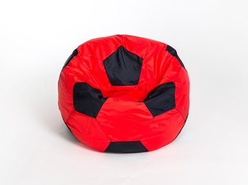Кресло-мешок Мяч большой, красно-черный в Улан-Удэ