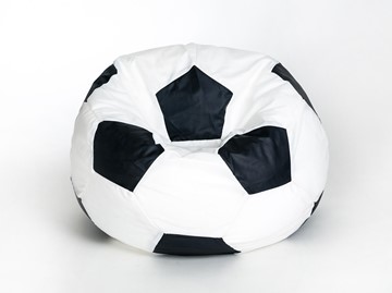 Кресло-мешок Мяч малый, бело-черный в Улан-Удэ