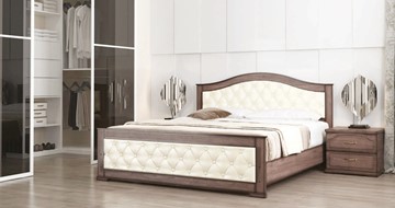 Кровать 2-спальная СВ-Стиль Стиль 3, 160х200, кожзам, с основанием в Улан-Удэ
