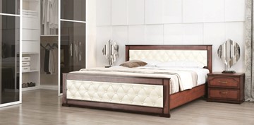 Кровать СВ-Стиль Стиль 2, 160х200, кожзам, с основанием в Улан-Удэ