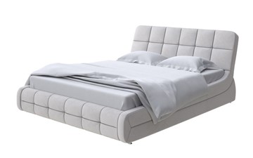 Спальная кровать Corso-6 200х200, Велюр (Ultra Серый камень) в Улан-Удэ