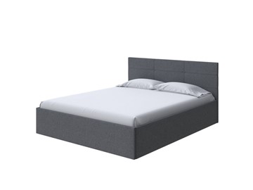 Кровать спальная Vector Plus 160х200, Рогожка (Savana Grey (серый)) в Улан-Удэ