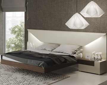 Кровать полутороспальная Elena с подсветкой (160x200) в Улан-Удэ