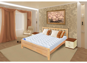 Полутороспальная кровать Прага 140х190 с оcнованием в Улан-Удэ