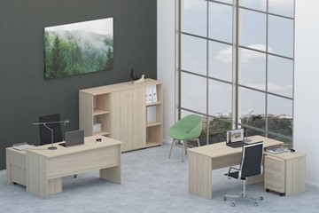 Мебель для персонала Twin для 2 сотрудников со шкафом для документов в Улан-Удэ