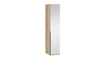 Шкаф для белья с 1 зеркальной дверью Порто (580) СМ-393.07.002 (Яблоня Беллуно/Графит) в Улан-Удэ