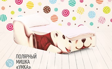 Детская кровать-зверенок Полярный мишка-Умка в Улан-Удэ - предосмотр