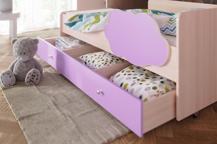 Детская двухъярусная кровать Соник 1.6 с ящиком, Ясень Шимо в Улан-Удэ - изображение 1