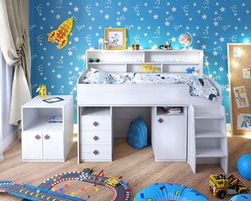 Детская кровать-чердак Малыш-5, цвет Винтерберг в Улан-Удэ - предосмотр 8