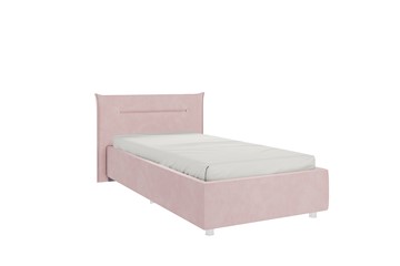 Детская кровать 0.9 Альба, нежно-розовый (велюр) в Улан-Удэ