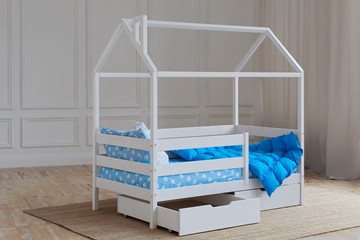 Кровать детская Домик с ящиками, цвет белый в Улан-Удэ - предосмотр 2