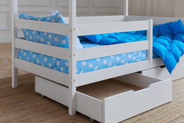 Кровать детская Домик с ящиками, цвет белый в Улан-Удэ - предосмотр 3