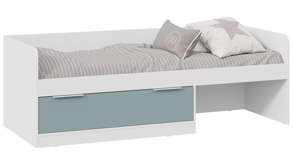 Кроватка Марли Тип 1 (Белый/Серо-голубой) в Улан-Удэ - изображение