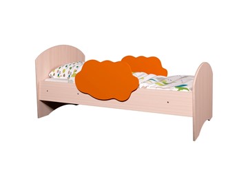 Детская кровать Тучка, корпус Дуб млечный, фасад Оранжевый в Улан-Удэ