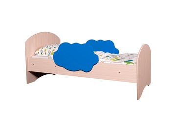 Детская кровать Тучка, корпус Дуб млечный, фасад Синий в Улан-Удэ