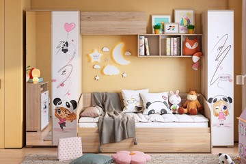 Детская спальня Панда №1 в Улан-Удэ - предосмотр