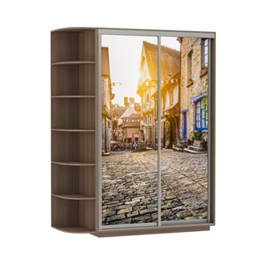 Шкаф 2-дверный Экспресс 1900x600x2200, со стеллажом, Улица/шимо темный в Улан-Удэ