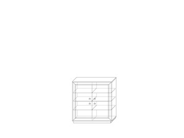 Шкаф четырехдверный низкий Прато - 1364, Ясень светлый \ жемчуг в Улан-Удэ - предосмотр 1