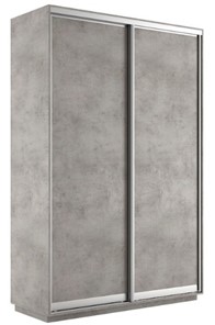 Шкаф 2-дверный Экспресс (ДСП) 1400х450х2200, бетон в Улан-Удэ