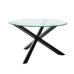 Круглый столик Оникс-3, Венге/Прозрачное стекло в Улан-Удэ