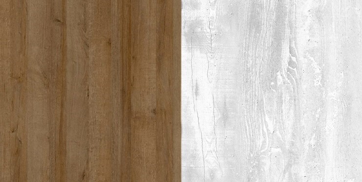 Шкаф угловой Пайн, ПП6, Дуб Крафт/Бетон Пайн в Улан-Удэ - изображение 2