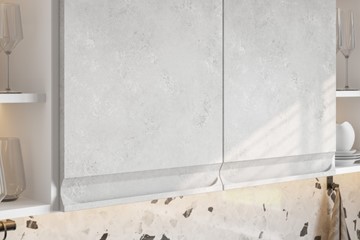 Модульный гарнитур Вельвет, бетон графит/бетон снежный в Улан-Удэ - предосмотр 4