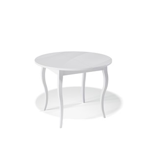 Раздвижной стол Kenner 1000С (Белый/Стекло белое сатин) в Улан-Удэ