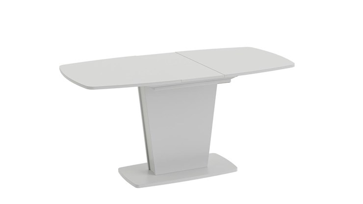 Обеденный раздвижной стол Честер тип 2, цвет Белый/Стекло белый глянец в Улан-Удэ - изображение 1