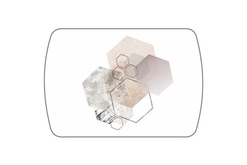 Кухонный раздвижной стол Танго, белый/геометрия в Улан-Удэ - предосмотр 3