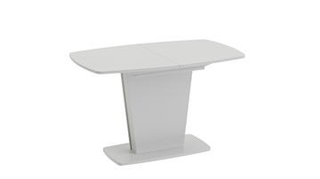 Обеденный раздвижной стол Честер тип 2, цвет Белый/Стекло белый глянец в Улан-Удэ - предосмотр