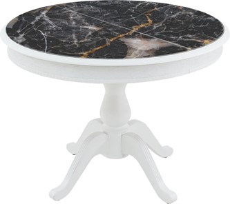 Стеклянный стол Фабрицио-1 Glass, Круг 1000, фотопечать (Мрамор 10) в Улан-Удэ