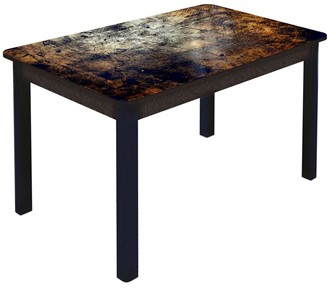 Кухонный раскладной стол Гамбург Мини, ноги метал. крашеные №23 (Exclusive h103/венге) в Улан-Удэ