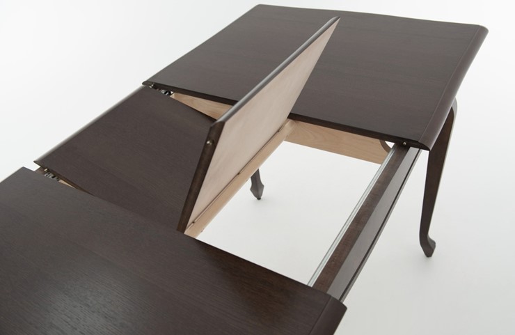 Кухонный стол раскладной Кабриоль 1400х800, тон 10 (Морилка/Эмаль) в Улан-Удэ - изображение 5